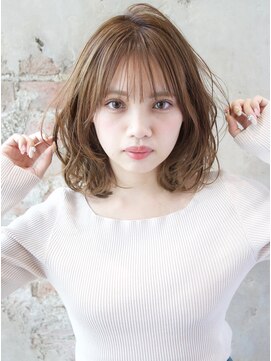 アフロート ルヴア(AFLOAT RUVUA) イルミナカラー『簡単にモテかわボブパーマ』AFLOAT RUVUA京佳