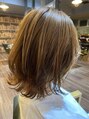 ヘアーデザイン ディードット(Hair design D.) 外ハネレイヤーstyle。ワンカールで今っぽい印象に！