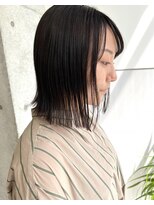 スウィープ 平尾(sweep)&nbsp;【豊塚】切りっぱなし前下がりボブ/髪質改善トリートメント