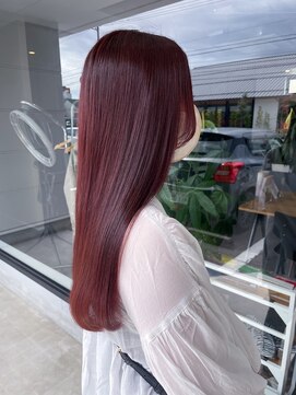 ナンバー(number+) 20代30代ブリーチなしピンクカラー