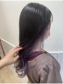 インナーカラー×パープル
