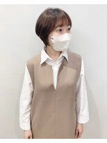 モリオフロムロンドン 松戸店(Morio from London)&nbsp;【松戸　石山】大人可愛い丸みショート　前下がりショート