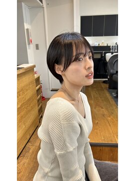 イオエ(ioe) 前髪/アンブレラカラー/こなれミディ/イメチェン/ウェーブパーマ