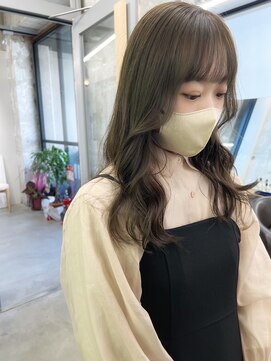 ネウィ 天王寺(newi) 【SEIYA】オリーブベージュ/ケアカラー/ブリーチ無しカラー