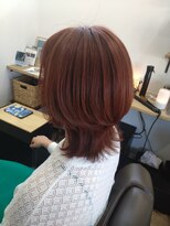 ユニ ヘアサロン イシグロ(yuni HAIRSALON ishiguro) ピンクカラー