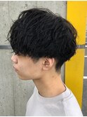 メンズマッシュパーマスパイラルパーマニュアンスパーマ
