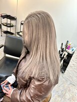 ブレンド 渋谷(BLend)&nbsp;ハイライトカラーマチルダボブインナーグレージュ前髪