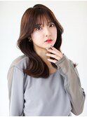 【柴田優香】ふんわり上品な韓国風レイヤーのくびれミディアム
