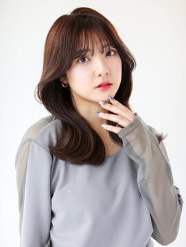 ヘアサロン ガリカ 表参道(hair salon Gallica) 【柴田優香】ふんわり上品な韓国風レイヤーのくびれミディアム
