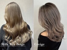 【Trend Style5／ハイトーンベージュ系カラー】☆人気の透明感カラー☆　千葉市/Wiz千葉店