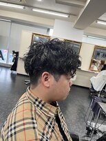 アイズ 渋沢(AIZU)&nbsp;メンズパーマ波巻きパーマスパイラパーマツイストスパイラル