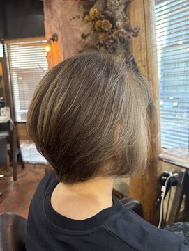 ロッソバイアルター 鎌取(ROSSO by aL-ter) 【黒髪/ボブルフ/ネビージュ/小顔/ワンレン】石橋