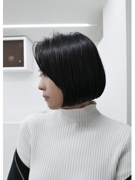 マスタード(MASTARD) ミディアムヘアハイライトバレイヤージュボブウルフショート