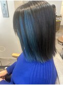 インナーカラー＊ブルーグリーン【荒みずほ】