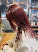 【macana指名】暖色 ダブルカラー ワインレッド 登戸