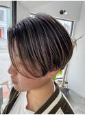 【栗本浩司】刈り上げショート×ルーツカラー
