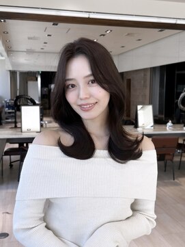 アフロート ギンザ(AFLOAT GINZA) くびれミディ×小顔カット×艶カラー×大人可愛い×こなれヘア