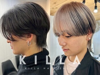 キラ 静岡(KILLA)の写真/ON/OFF切り替え可能な、朝のセットが楽になるスタイリッシュな髪型へ◎[静岡駅/ダブルカラー/メンズ]