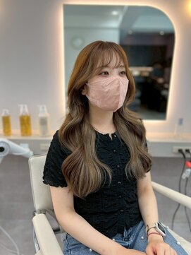 アロア 横浜(Aloa) 【Aloa横浜】オリーブベージュ×韓国くびれ巻き