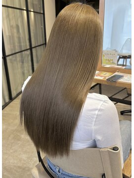 ヘアーエスクールステラ(hair S.COEUR stella) ミルクティーベージュ/ ストレートヘア