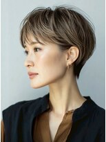 ハーツ(Heart's) 白髪ぼかし/イメチェンヘアスタイル/前髪カタログ/ショートボブ