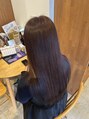 キートス ヘアーデザインプラス(kiitos hair design +) 艶髪に艶カラーを。更に上品さを引き立たせます。