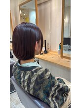 ヘアメイクスタジオ アビール 調布(abi‐ru) 冬にオススメすぎるワインレッドボブ