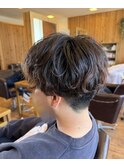 マッシュパーマ×カット