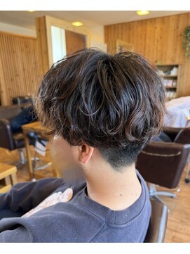 マッシュパーマ×カット