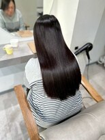 エルピス 大和店(elpis)&nbsp;白髪に合わせた縮毛矯正