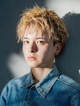 アルバム 銀座(ALBUM GINZA) サーフカールフェザーパーマ_F41110