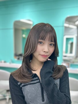 ビービー(BeB) 【新垣】上品ワンホン×髪質改善グレージュカラー