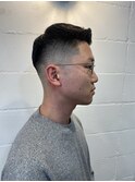 メンズカットフェードスキンフェードウェーブアップ