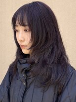 シータ 大山(THETA)&nbsp;レイヤーカット/似合わせカット/ボルドーカラー/大山