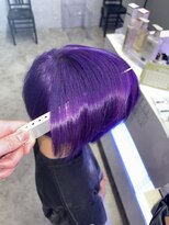アグ ヘアー ギャビー 長泉店(Agu hair Gabby)&nbsp;星合担当 ビビットパープル