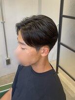 ガイ ラタン ウエスト(GUY lattan west) 松戸駅/刈り上げセンターパート/曲がる縮毛矯正