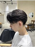 センターパートニュアンスパーマニュアンスウルフ[用賀]