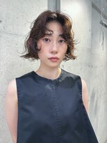キャロルガーデンズ ボコカ 表参道(Carroll Gardens bococa)&nbsp;ニュアンスボブパーマ｜顔まわりカール