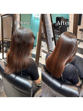 ルアナ トウキョウ(Luana TOKYO) 町田　髪質改善　縮毛矯正　美髪矯正ビフォーアフター