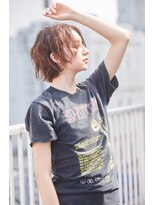 ヘアサロン ドットプラス 町田店(dot. plus)&nbsp;オレンジベージュ×ラフウェーブ