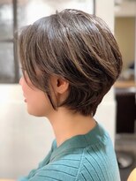 大人美人30代ひし形小顔ショートボブ