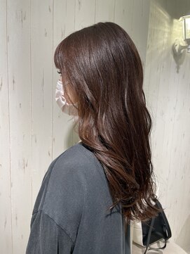 ラ ブランシュ 大宮(La Blanche) 大宮/ミニウルフ/テラコッタ/デジタルパーマ/くすみブルー/前髪