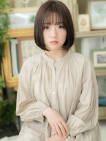 カバーヘア ブリス 川口(COVER HAIR bliss)&nbsp;大人かわいい透けバング小顔前下がりボブa川口20代30代40代