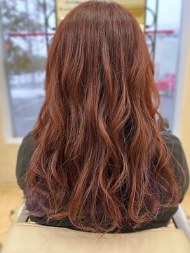 ラプトヘア(Rapt．HAIR) 【インナーカラー】チラ見せPurple♪さり気ないオシャレ！