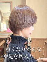 アマトウキョウ 表参道(AMA TOKYO) 顔まわりレイヤー　マッシュボブ　似合わせカット　大場猛　
