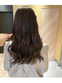 *透明感ブラウン ラテカラー ロング 三宮美容室 神戸