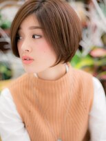 カバーヘア ブリス 上尾西口店(COVER HAIR bliss) 透け感耳かけ艶カラー小顔前下がり大人ボブc4上尾20代30代40代