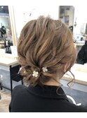 【ヘアセットサロンfrst】結婚式・二次会・パーティーヘアセット