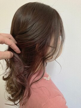 浪漫館 サンク(CINQ) インナーカラー　イヤリングカラー　グレージュ＠岩下2/8