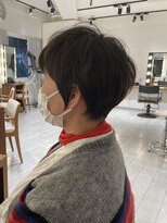 スパイスアヴェダ サロンアンドスパ 玉川高島屋SC店(SPICE AVEDA salon&spa) 30代40代50代・ふわっとパーマ大人ショート【SPICE AVEDA岡部】